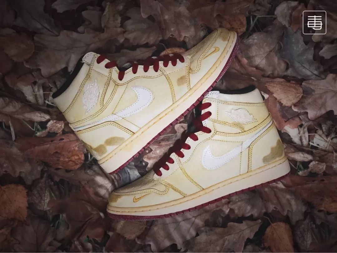 最近很火的鞋子aj1,晒鞋aj