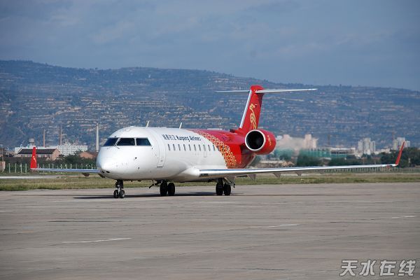 天水机场2008年9月28日通航,天水机场的历史
