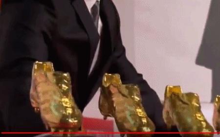 梅西第七座金球纪念衫,球王梅西一双鞋多少钱