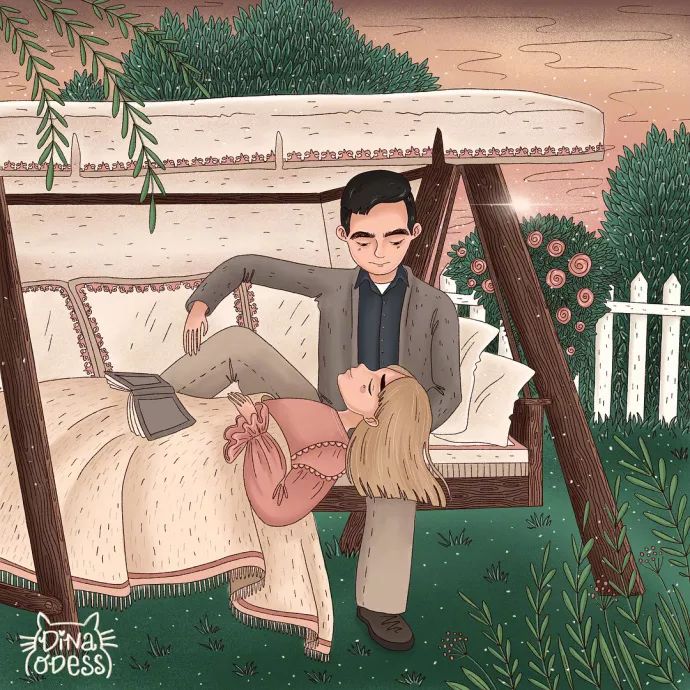 火爆ins，她画出了爱情最美的模样，甜哭！看完想恋爱……