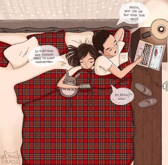 火爆ins，她画出了爱情最美的模样，甜哭！看完想恋爱……