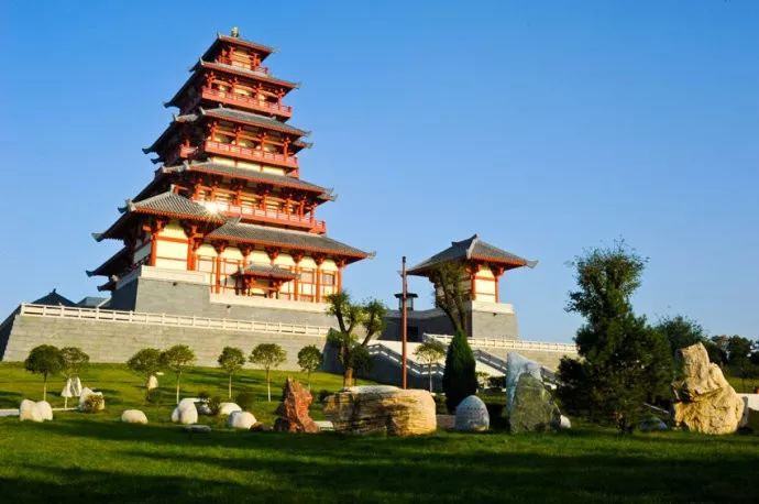 宝鸡中华石鼓园有什么建筑,陕西宝鸡市旅游景点中华石鼓园