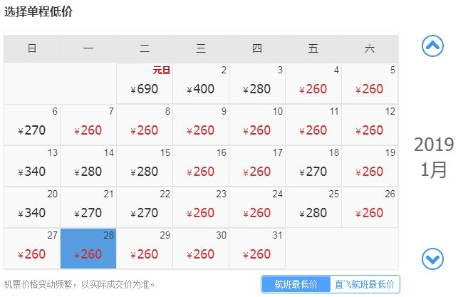 1月机票白菜价！从洛阳出发，最低只要170元！比坐车还便宜！