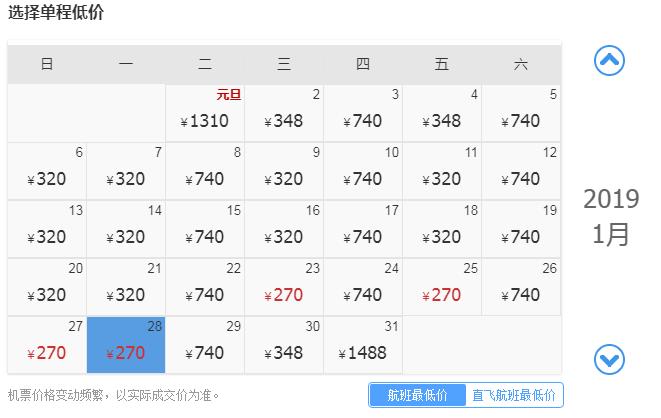1月机票白菜价！从洛阳出发，最低只要170元！比坐车还便宜！