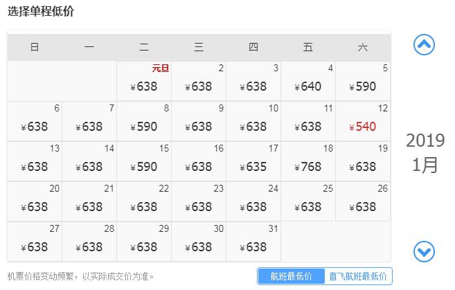 1月机票白菜价！从洛阳出发，最低只要170元！比坐车还便宜！