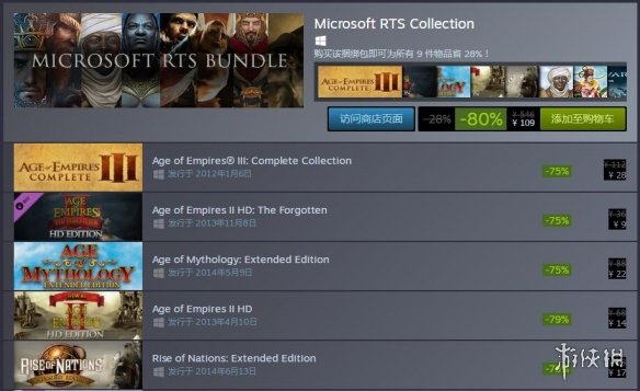 2018年Steam最热门游戏*绑捆**包公布盘点22个合集包