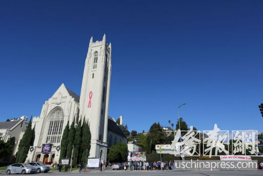好莱坞慈善大餐华人共享庆圣诞