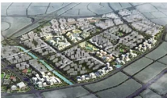 钱江新城二期人工湖,钱江新城二期的一路之隔