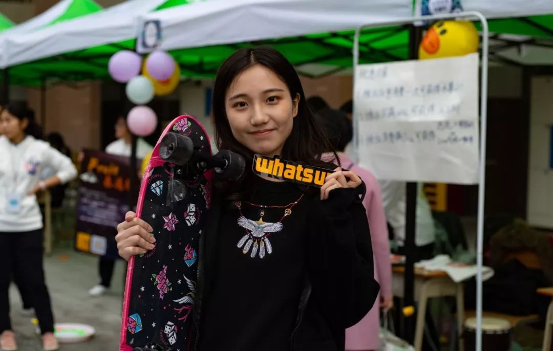 新年的第一天，沸点滑板进驻了深圳中学「今朝有九」游园会！