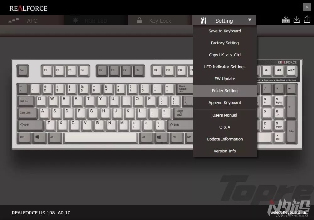 realforce燃风的pfu联名版,realforcepfu联名
