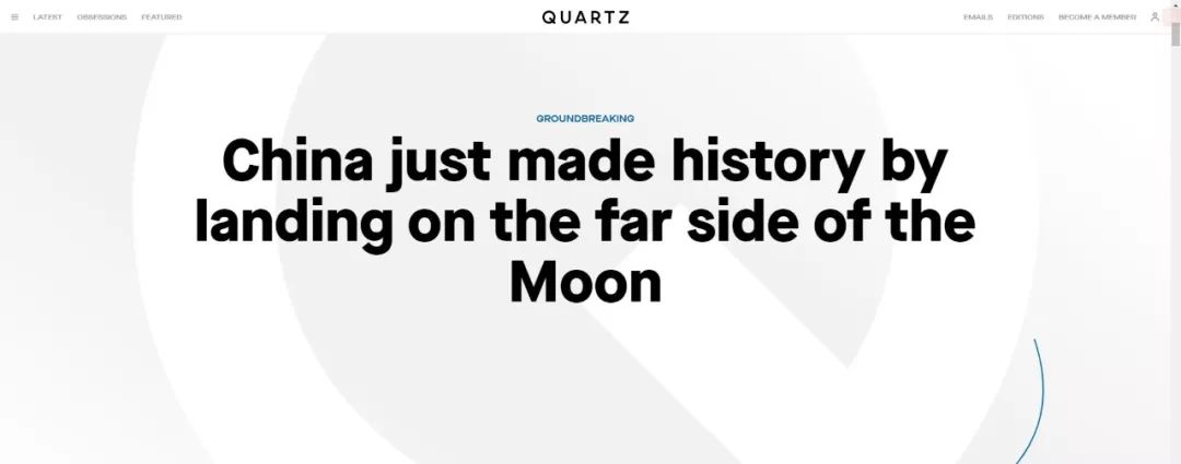 霸屏全球媒体头条!中国这波“月背登陆”牛在哪?丨外媒说