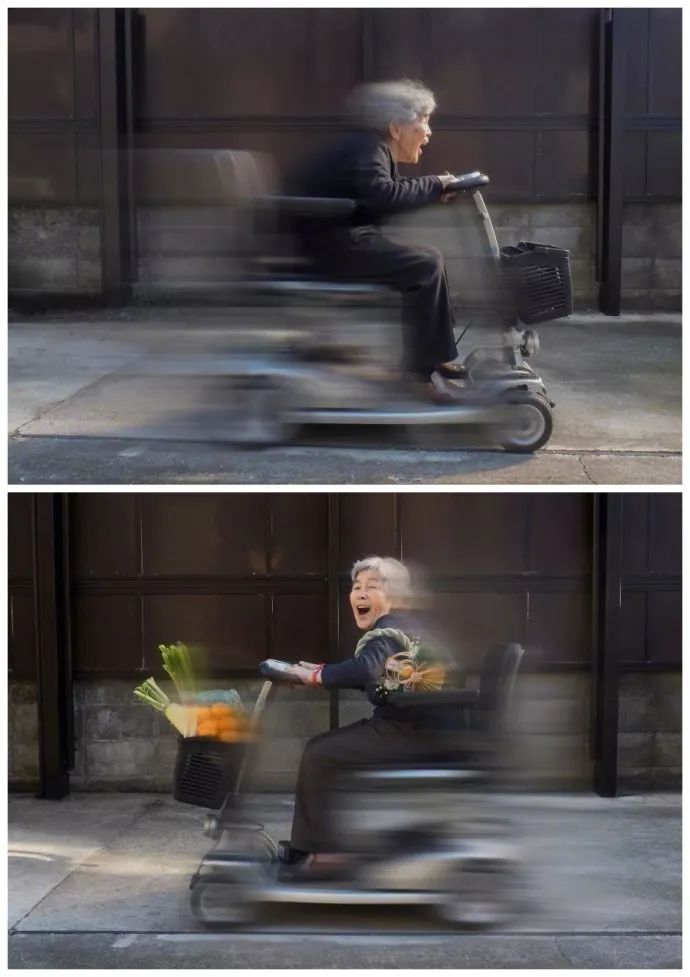 日本老奶奶搞笑摄影,九十多岁的日本奶奶摄影