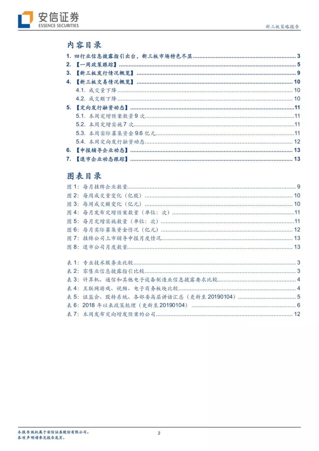 「有声版」微灯渐明，按图索骥—评1月4日股转四行业信披指引出台「安信诸海滨团队」