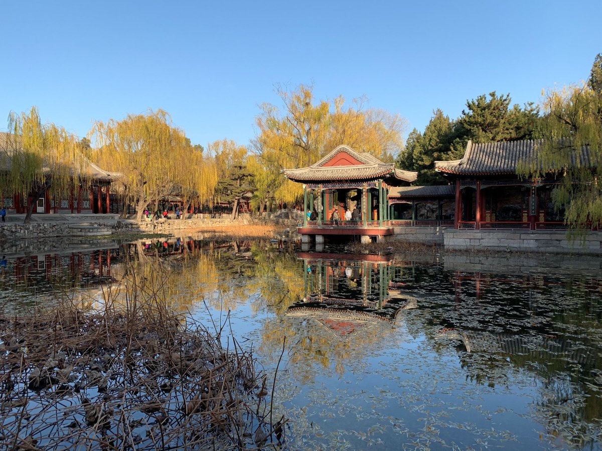 谐趣园俯瞰图,谐趣园2021