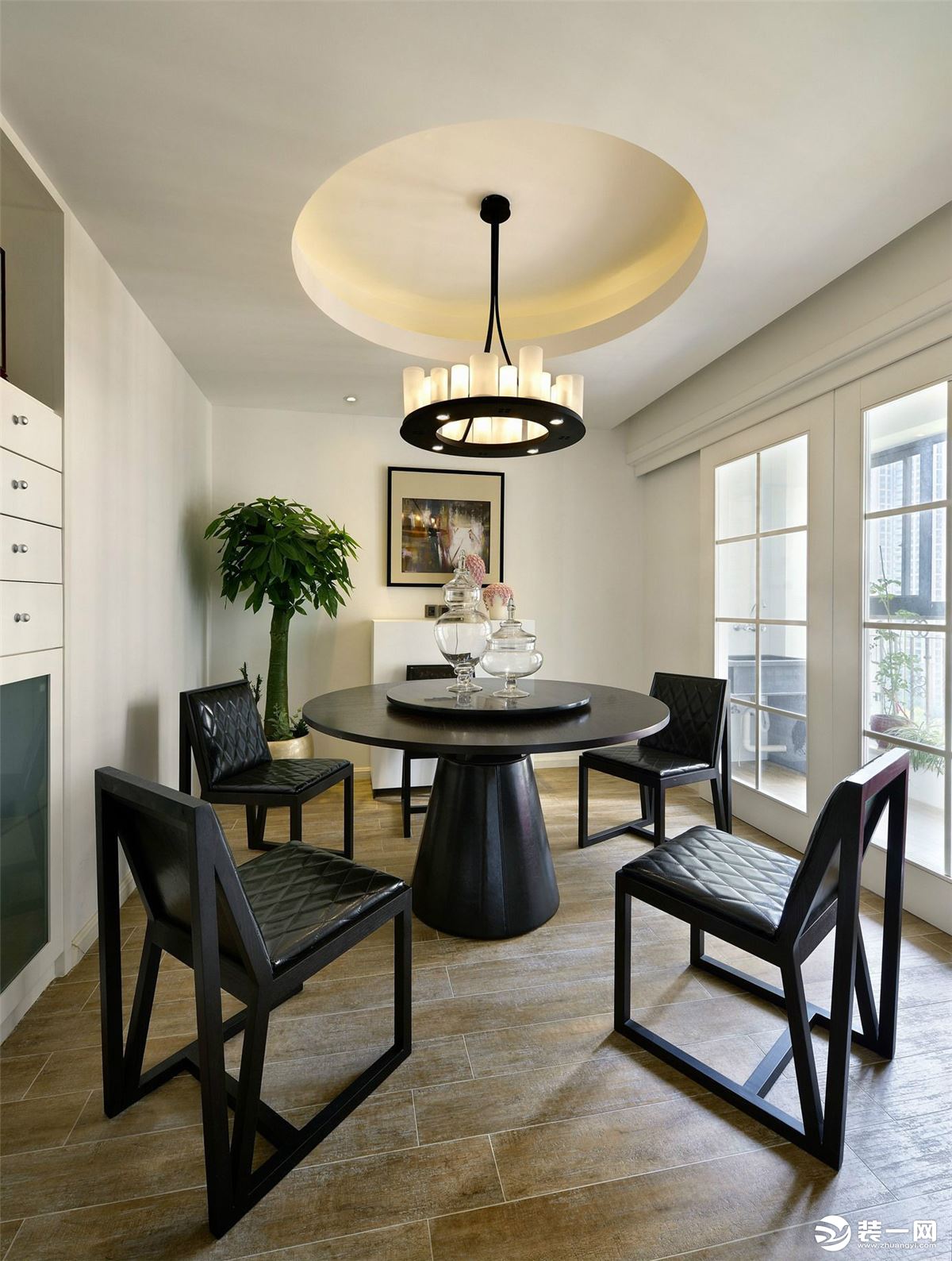 西安现代混搭设计效果图,绿地现代简约装修效果图