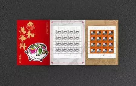 己亥年生肖猪邮票首发受市民追捧,猪年金银邮票金猪纳福