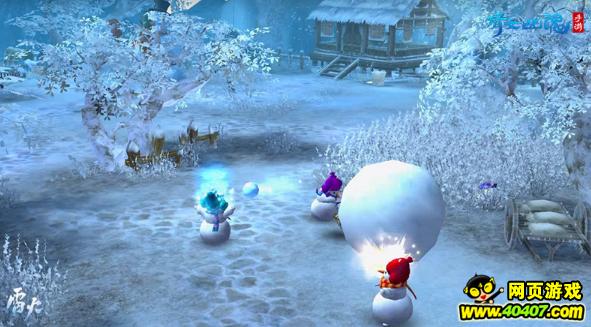 倩女幽魂春节版手游,倩女幽魂手游雪球大战