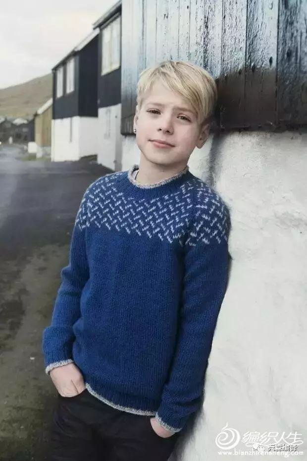 三四岁女宝提花毛衣棒针编织教程,女宝宝双色提花毛衣的编织教程