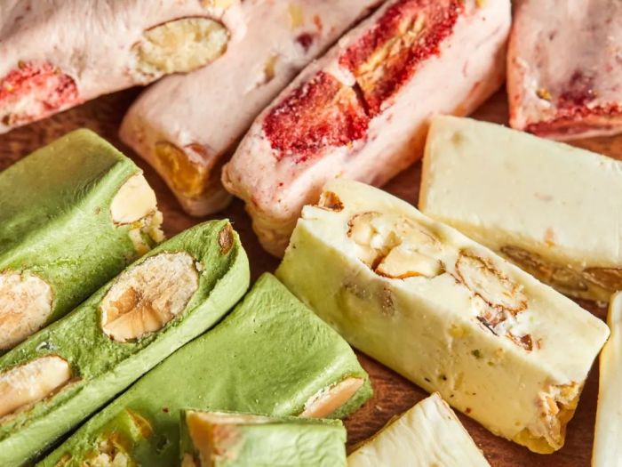 高颜值牛轧糖,有料布朗尼咖啡牛轧糖