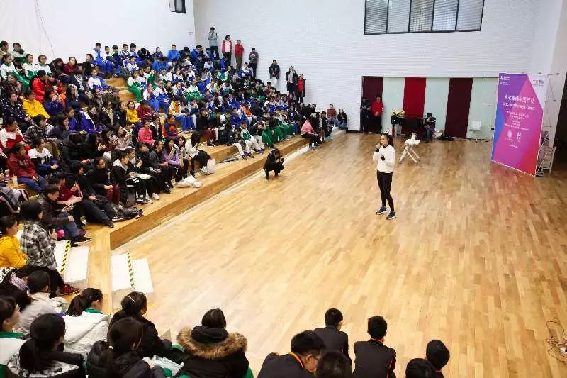 惠若琪走进清华,惠若琪校园行