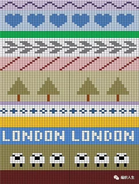 最新提花毛衣花样大全及图解,一些漂亮的提花毛衣花样推荐