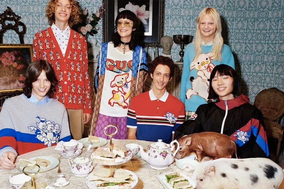 gucci猪年限量版,gucci三只小猪圆包