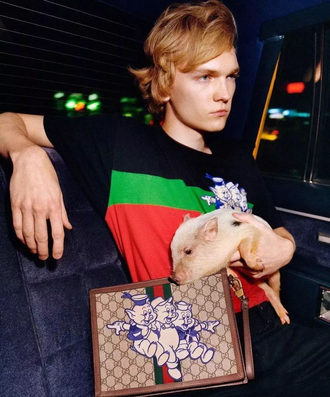 gucci猪年限量版,gucci三只小猪圆包