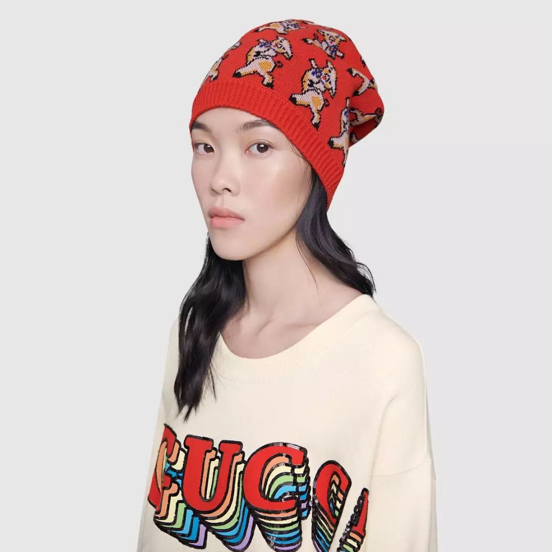 gucci猪年限量版,gucci三只小猪圆包