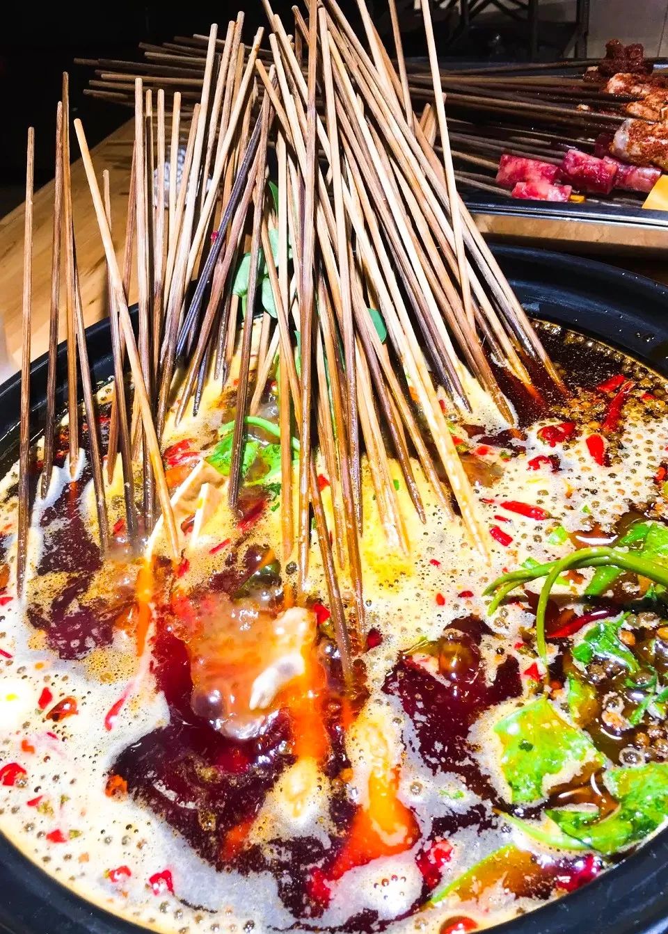 重庆开了几十年的老串串,重庆老牌串串