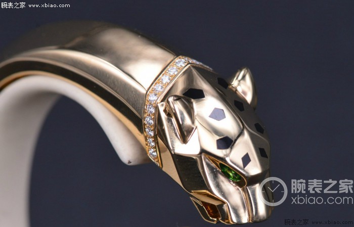 cartier卡地亚猎豹系列18k金腕表,cartier猎豹手镯腕表