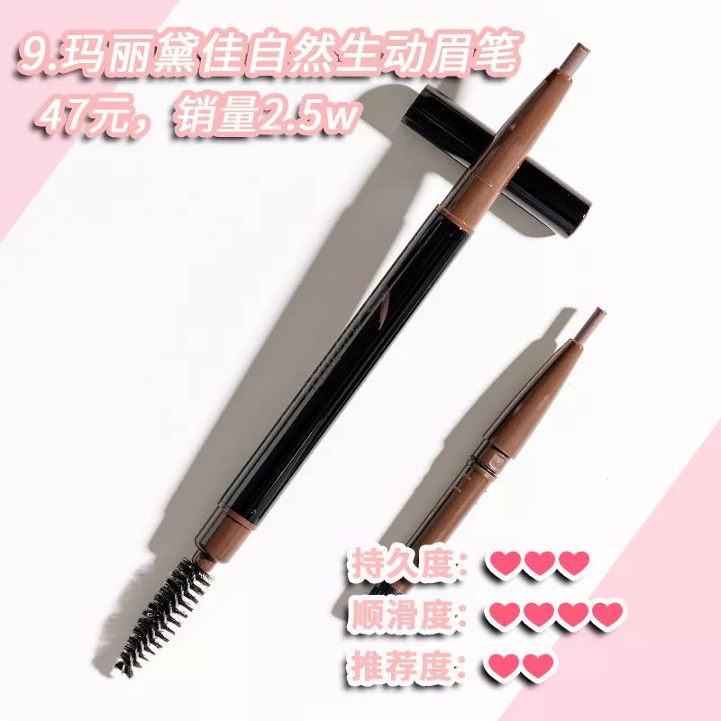 9.9元19根眉笔,9.9元3支眉笔推荐