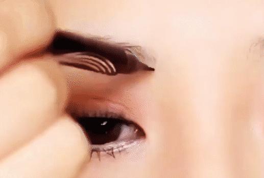 残眉修复,残眉画眉