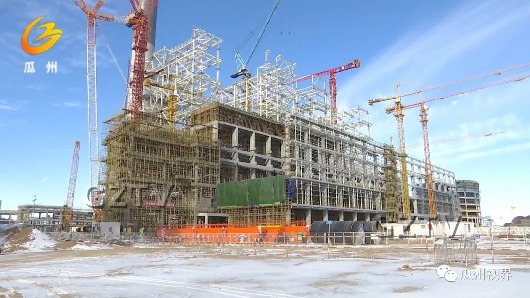 瓜州：冒严寒，克服低温困难，加快项目建设，他们这样干