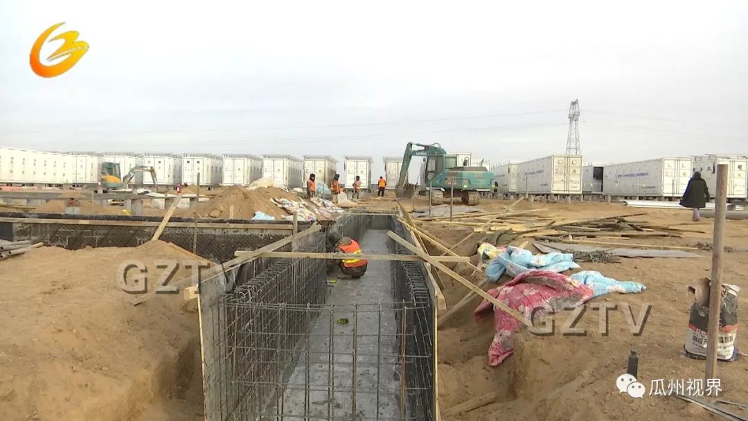瓜州：冒严寒，克服低温困难，加快项目建设，他们这样干