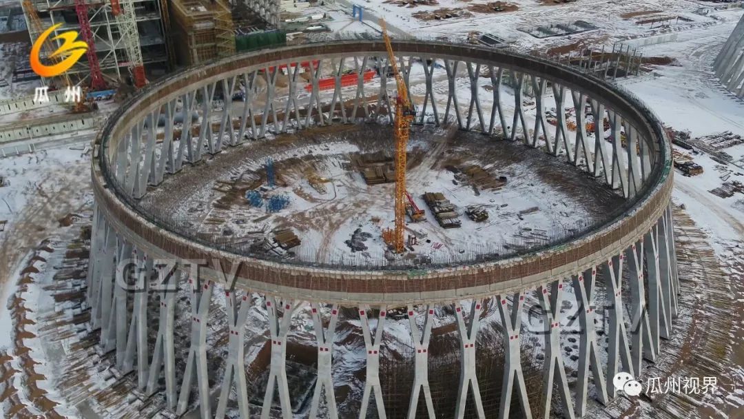 瓜州：冒严寒，克服低温困难，加快项目建设，他们这样干