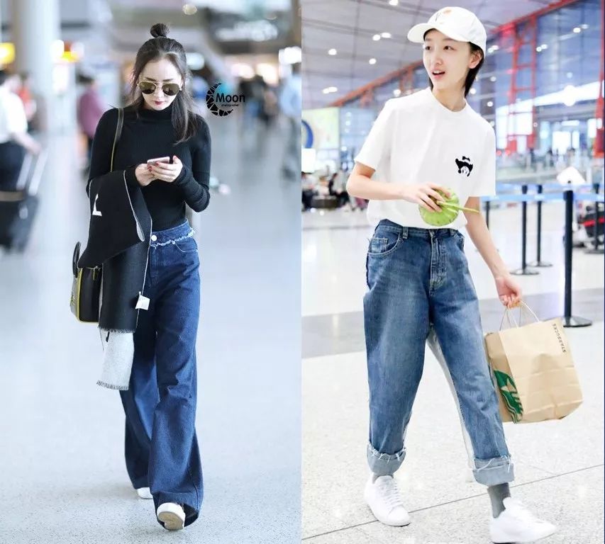 里面再穿条宽松阔腿裤也显瘦,能穿秋裤的阔腿裤推荐