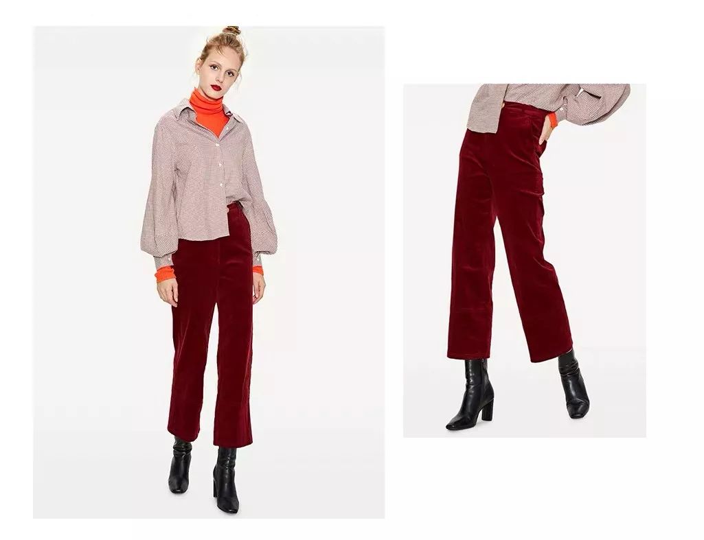 里面再穿条宽松阔腿裤也显瘦,能穿秋裤的阔腿裤推荐