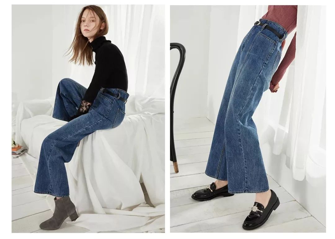 里面再穿条宽松阔腿裤也显瘦,能穿秋裤的阔腿裤推荐