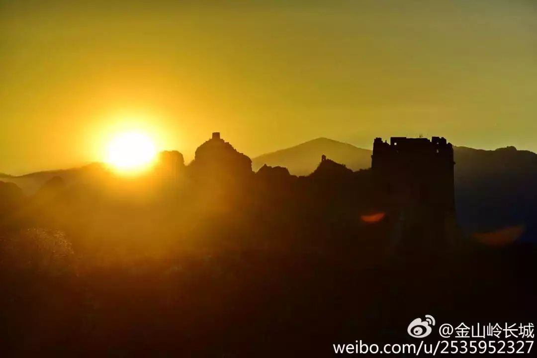 金山岭长城日出美景视频,金山岭长城元旦时看日出最佳地点