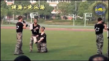 军队搏击视频教学,帅气威武的教官