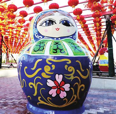 天津滨海新区迎年里,天津滨海新区迎客