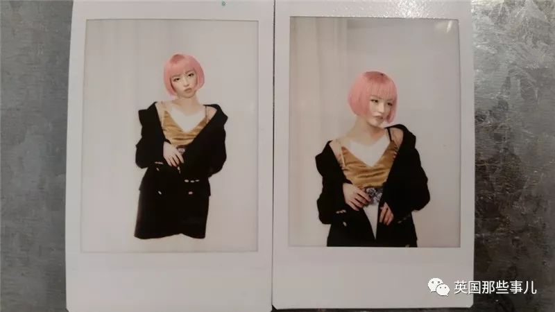 粉红波波头模特,高颜值圆脸中国女性模特