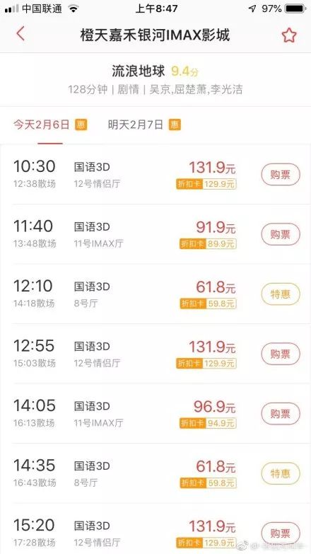 今年春节档电影票房为何连破纪录,1天10亿票房