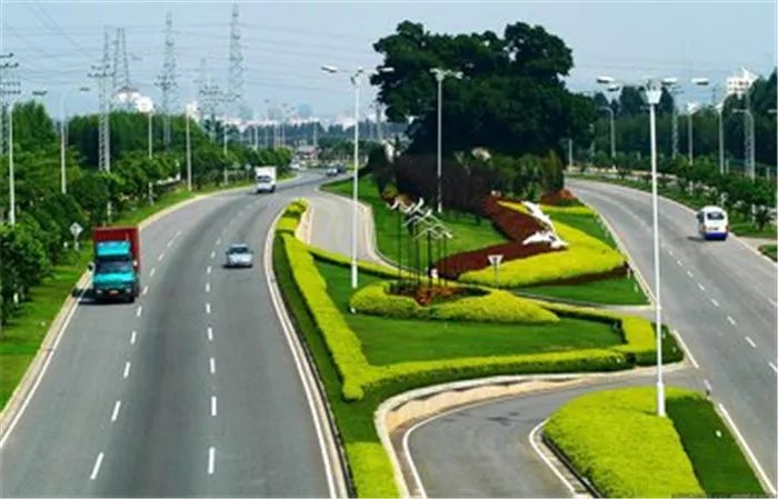 道路景观绿化带设计方案,道路绿化带设计平面图手绘