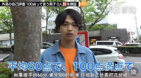 街访日本妹子为自己的颜值打分,日本街访颜值
