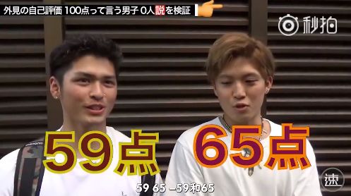 街访日本妹子为自己的颜值打分,日本街访颜值