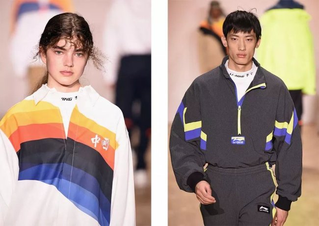 lining李宁2019纽约时装周v8彩色,李宁品牌热潮