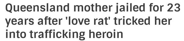 为了跨国“爱情”而贩毒的中国女孩：我知道，但是我停不下来