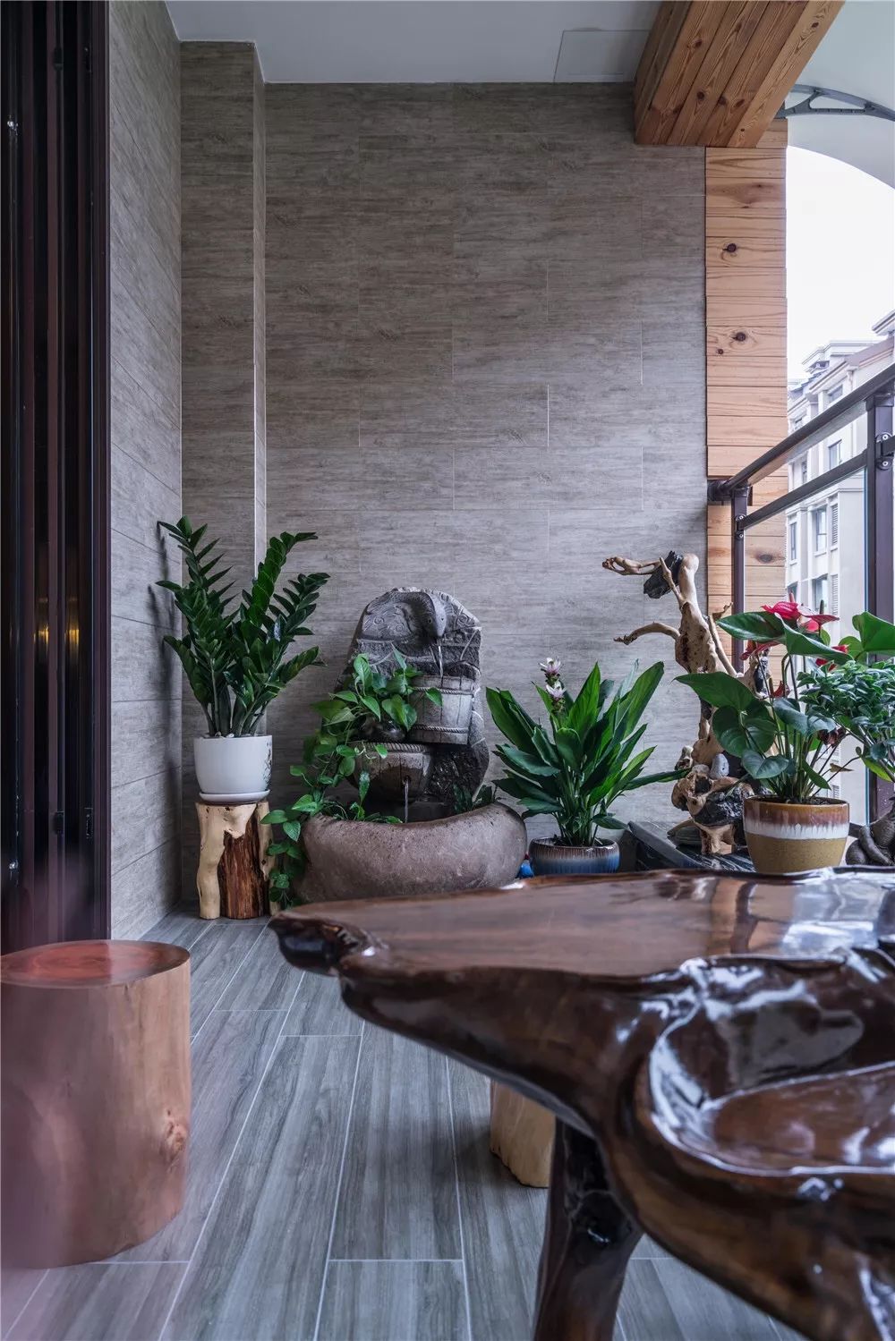 140平跃层新中式装修全景图,翰林名府140平米新中式装修