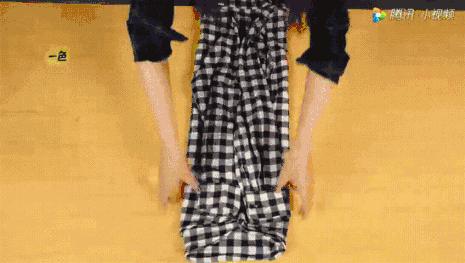 秋冬外套折叠收纳方法,阔腿裤的折叠方法秋冬